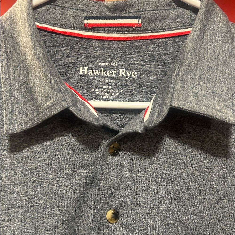 Hawker Rye Men’s Performance Polo - Picture 3 of 6